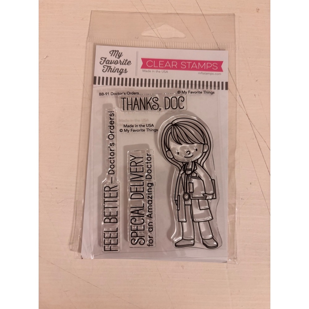 My Favorite Things Doctor's Orders Clear Stamps